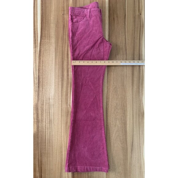 Art Class Junior Pink Corduroy Flare Pants Low Rise Retro Stretch Denim Size 16 - Picture 8 of 11
